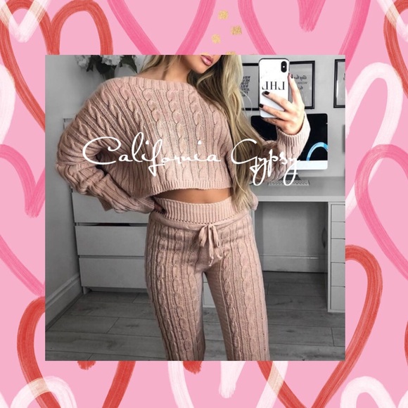 Knit 2 Pcs Loungewear Set - Picture 5 of 10